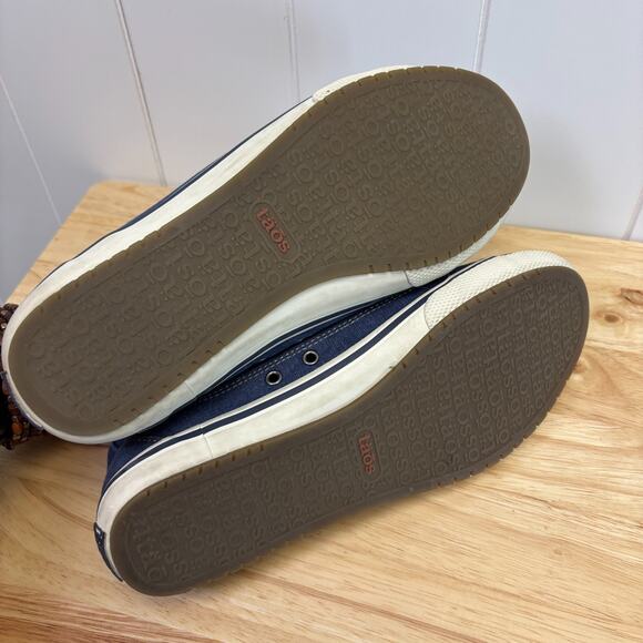 Taos Womens Moc Star Preppy Everyday Canvas Lace Up Sneakers Size 8.5 Casual Fun - Picture 6 of 7